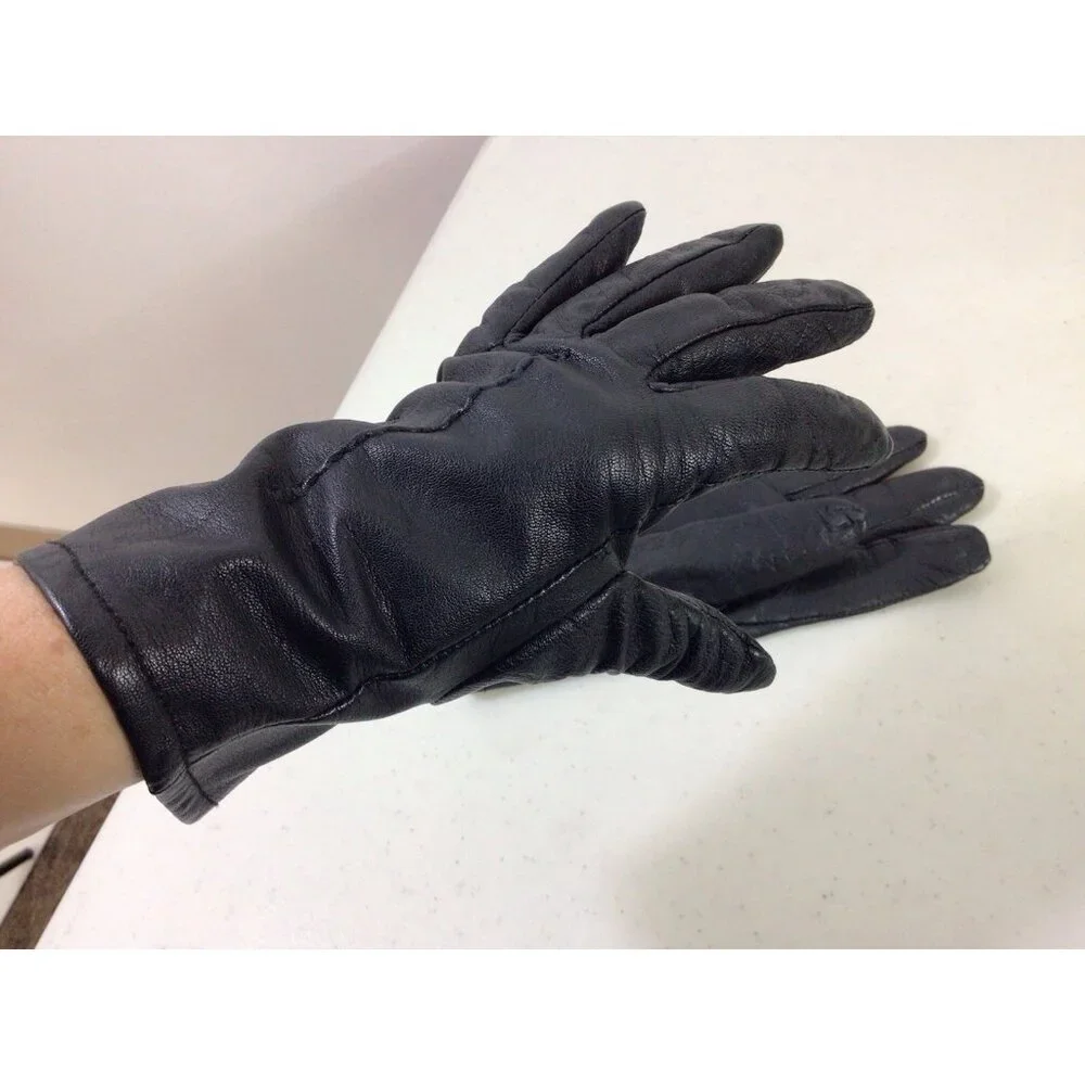 Perrin Leather Driving Gloves Womens Medium
